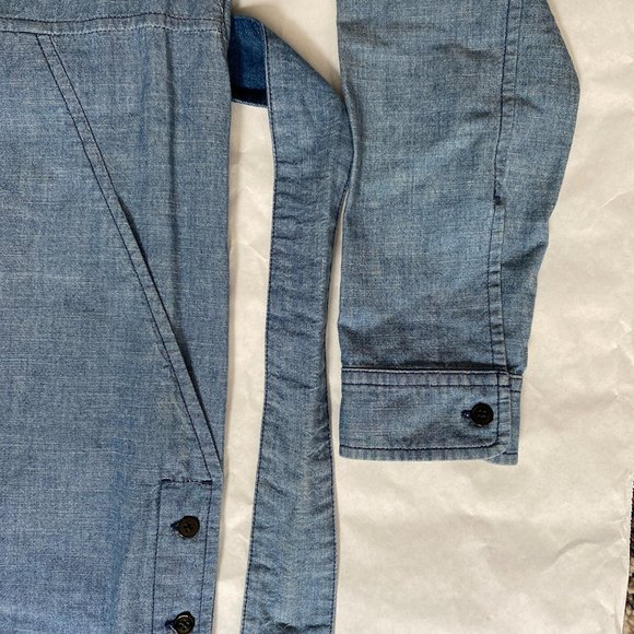 Proenza Schouler Chambray V-Neck Dress - Picture 13 of 15